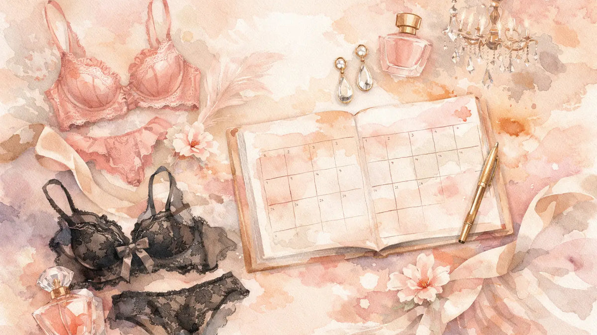 Luxury Lingerie Sale Event Calendar