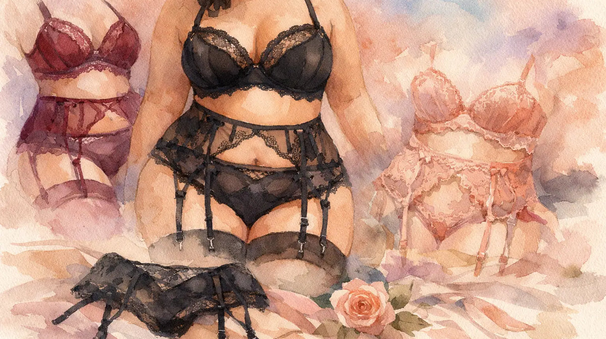 Best Plus Size Garter Sets 1X-4X to Shop