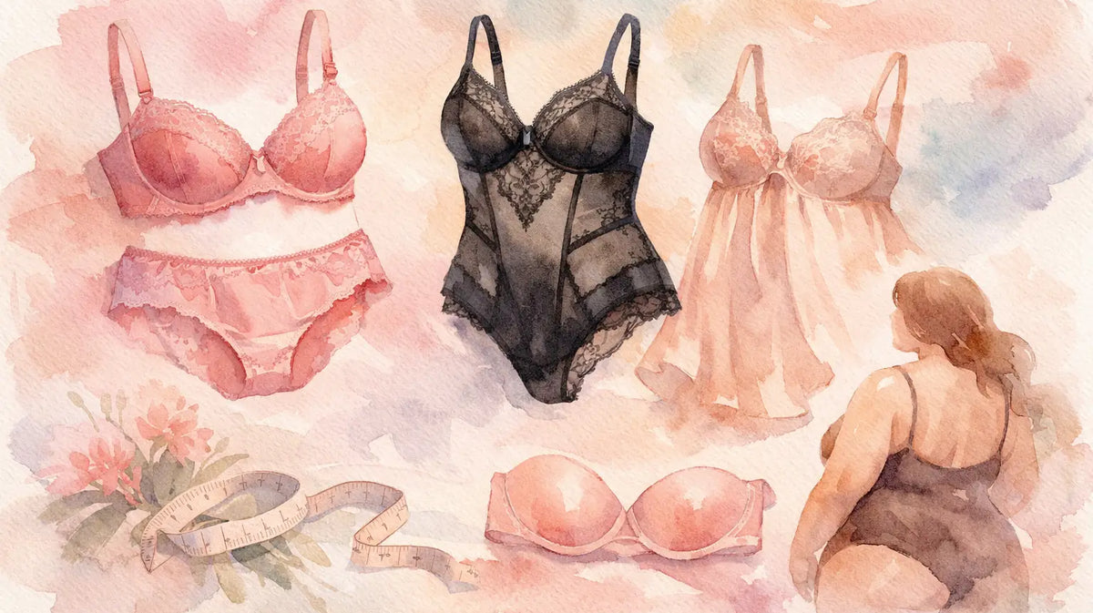 Lingerie Sizing for 1X to 4X That Fits