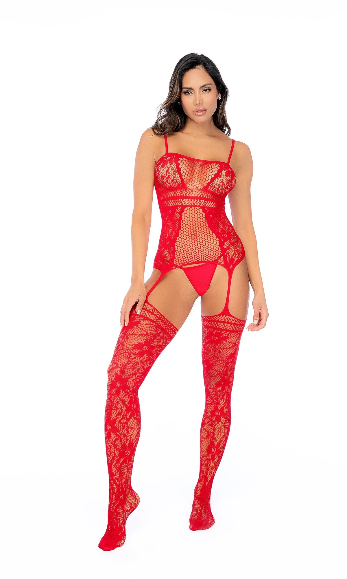 Alluring Fishnet 3 Piece Set by Mapalé