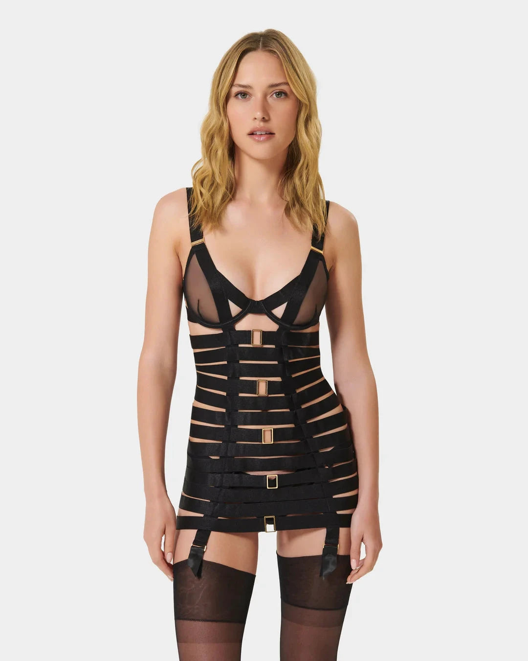 Trinity Longline Wired Basque by Bluebella