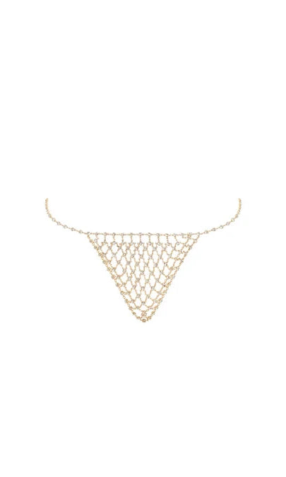 Marli Diamond Lattice Thong by Bluebella