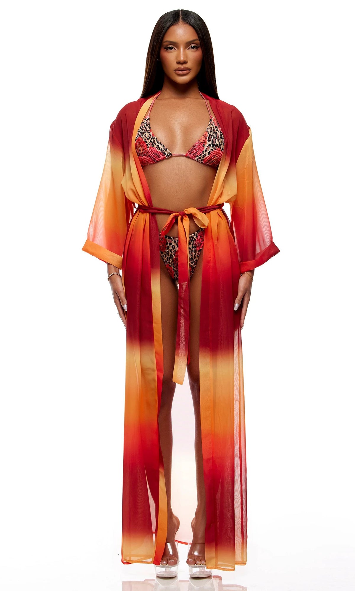 Termoli Mesh Pool Kimono by Forplay