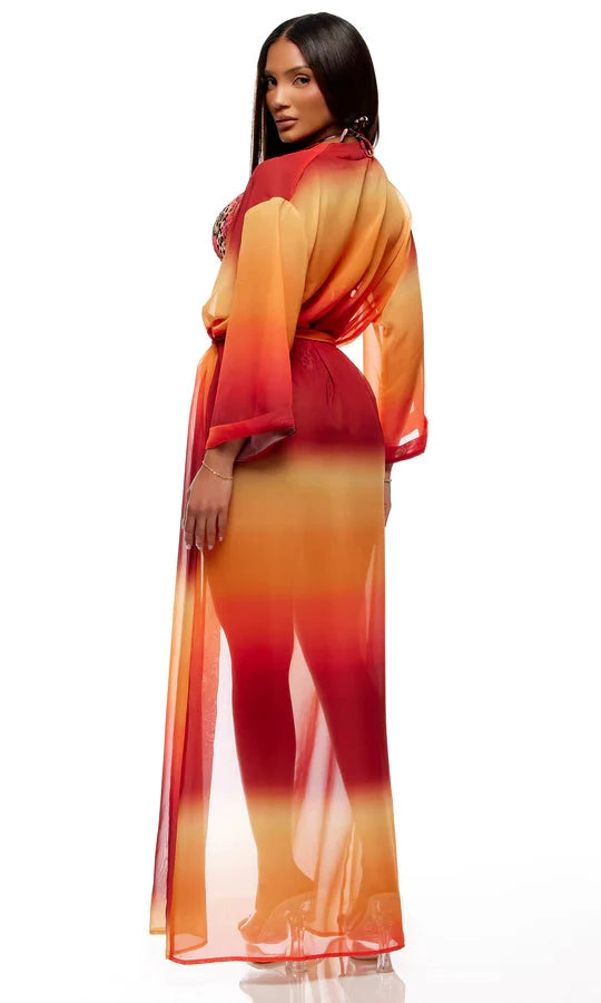 Termoli Mesh Pool Kimono by Forplay