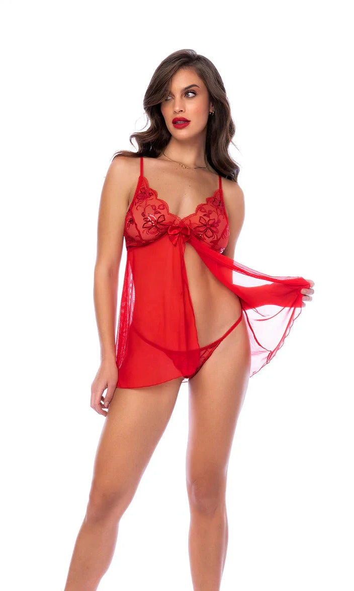 Seductive in Sequins Babydoll by Mapalé