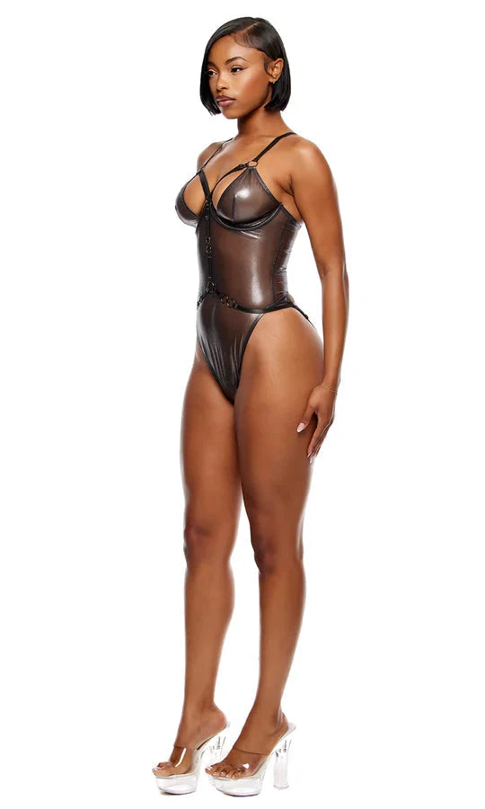 Liquid Metal Metallic Mesh Teddy by Forplay