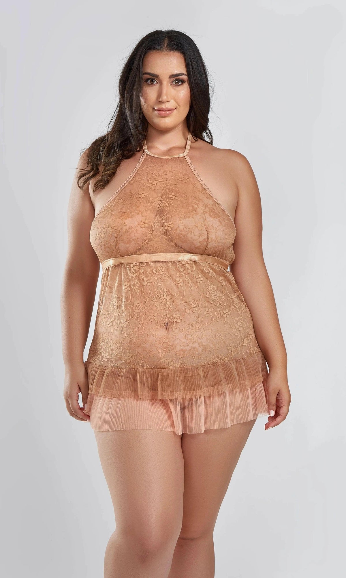 Amber Halter Babydoll by Golyta