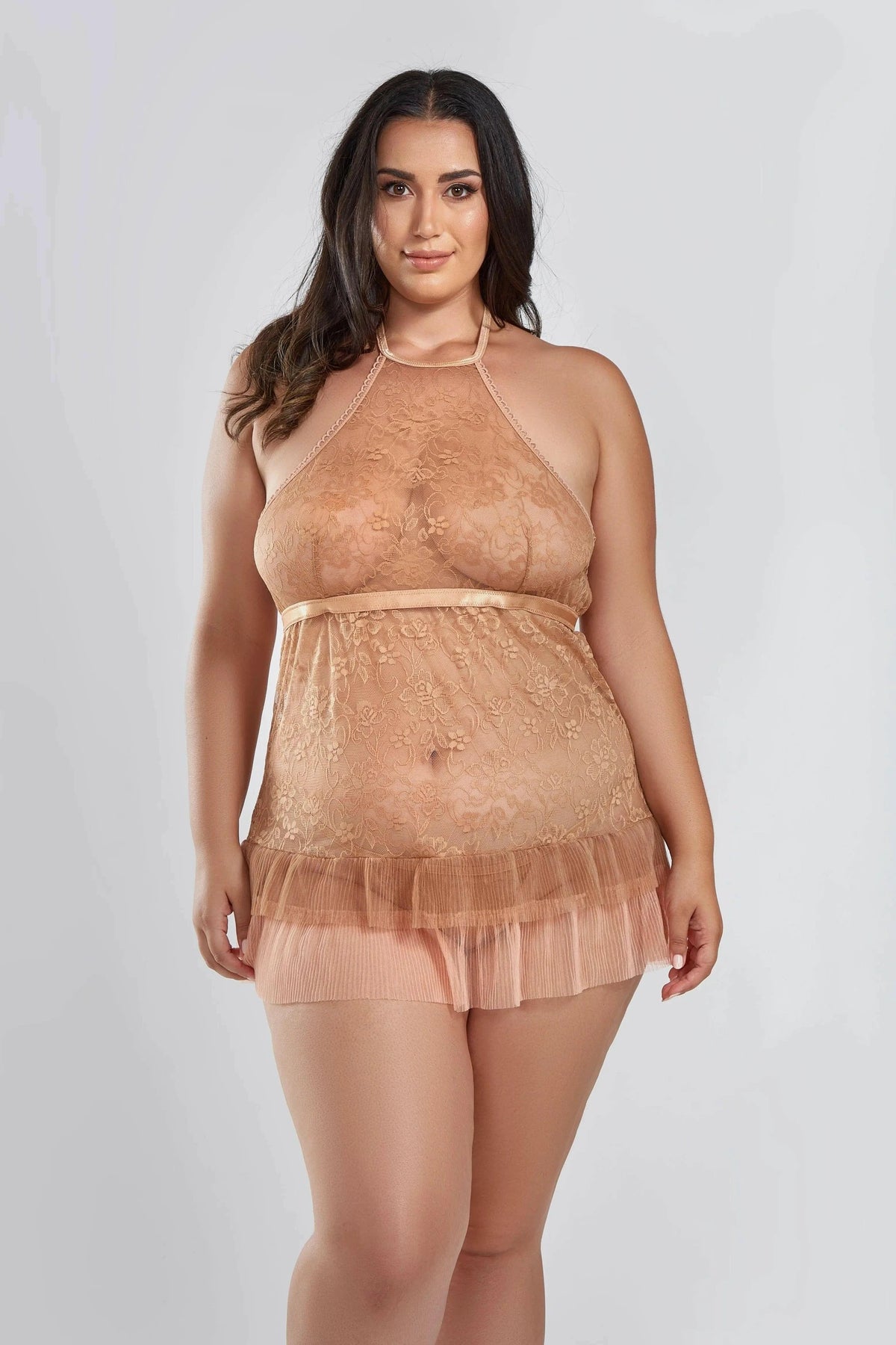Amber Halter Babydoll by Golyta