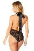 Aria Mesh Plunge Halter Teddy by Oh La La Cheri
