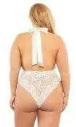Aria Mesh Plunge Halter Teddy by Oh La La Cheri