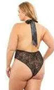 Aria Mesh Plunge Halter Teddy by Oh La La Cheri