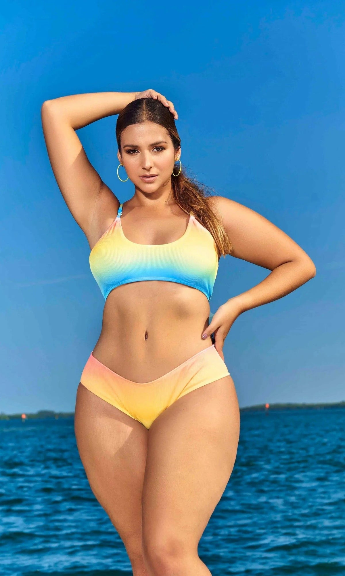 Belize Ribbed Two Piece Swimsuit by Mapalé