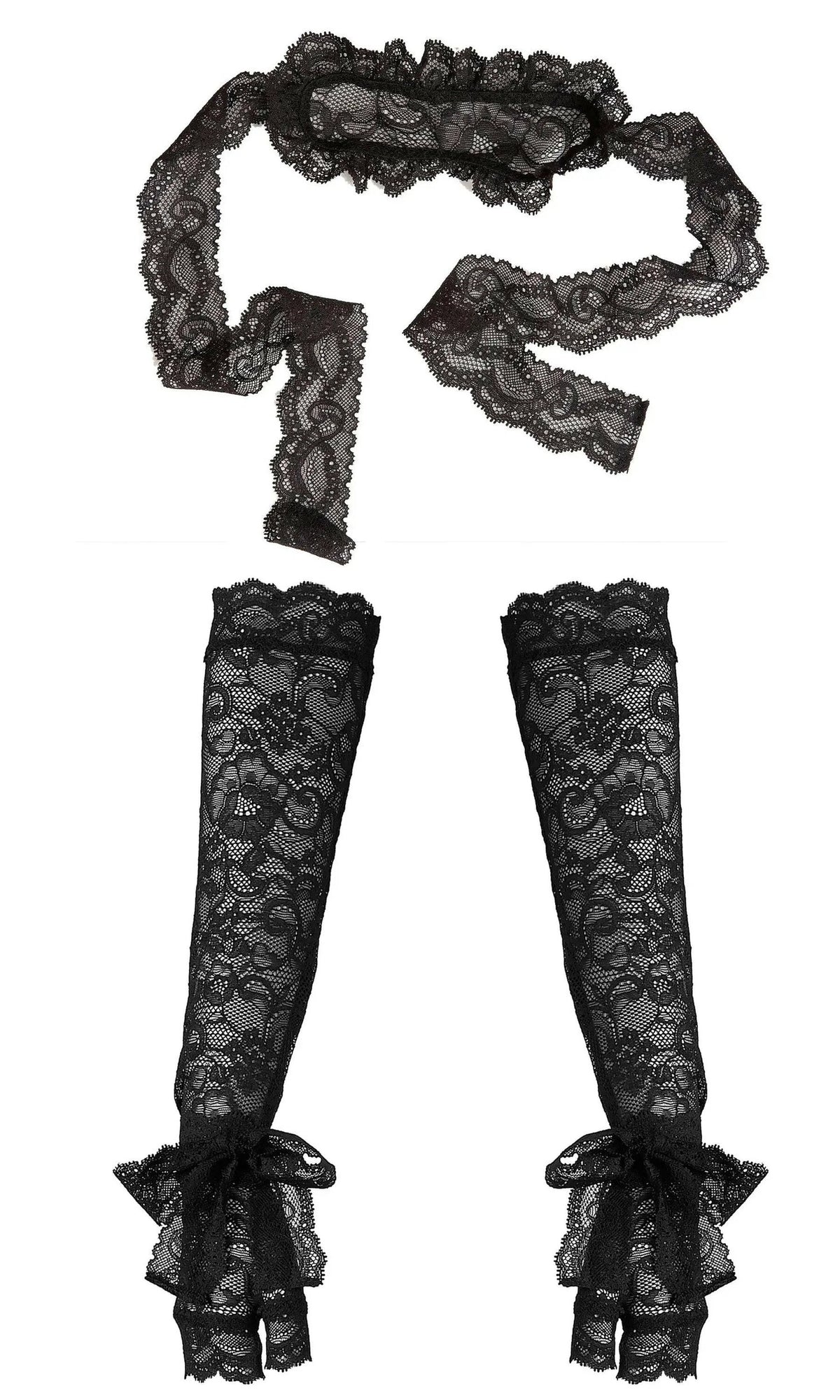 Boîte à Désir Lace Mask & Glove Set by Aubade