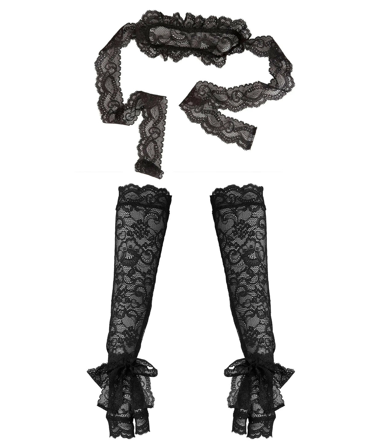 Boîte à Désir Lace Mask & Glove Set by Aubade
