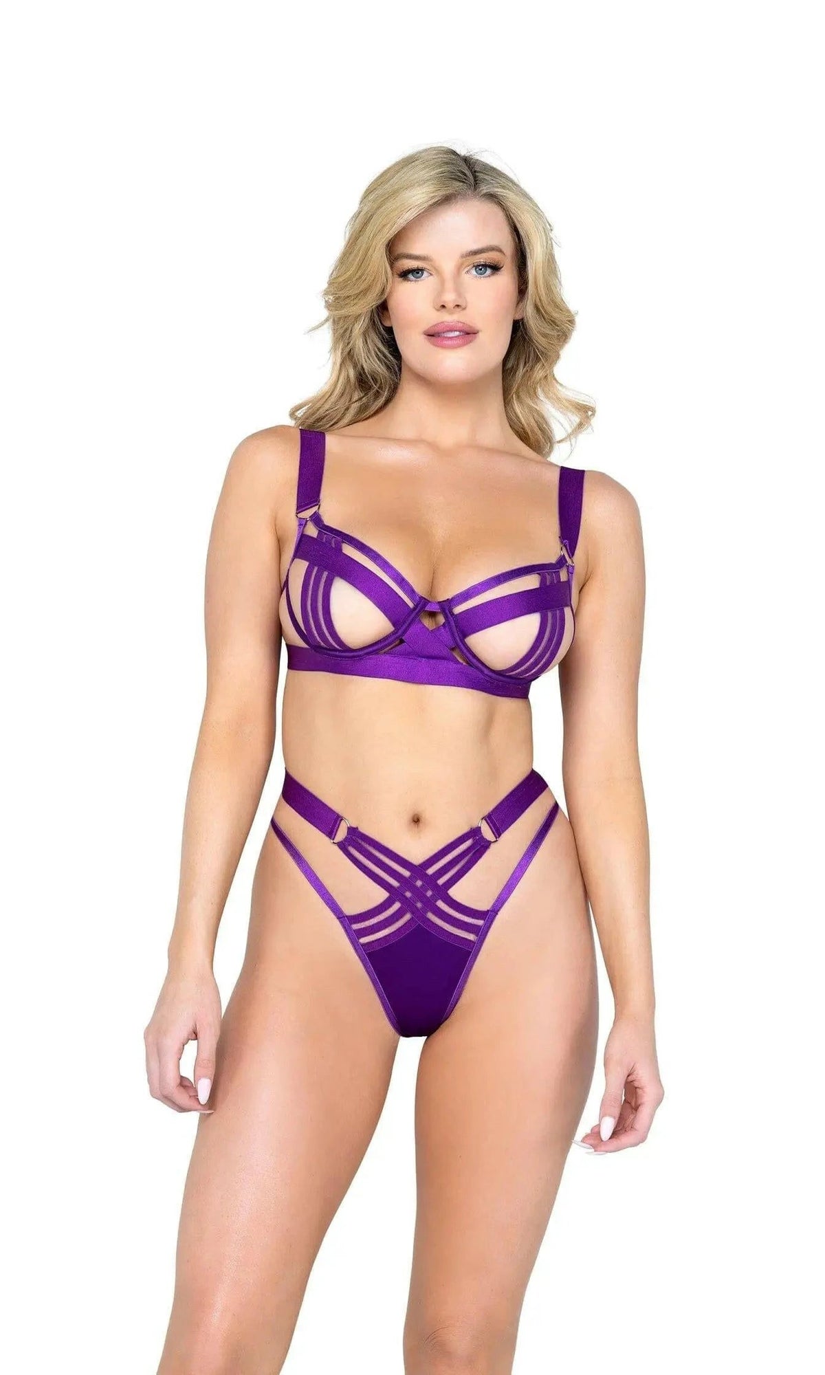 Bondage Stripe 2 Piece Set by Roma Confidential