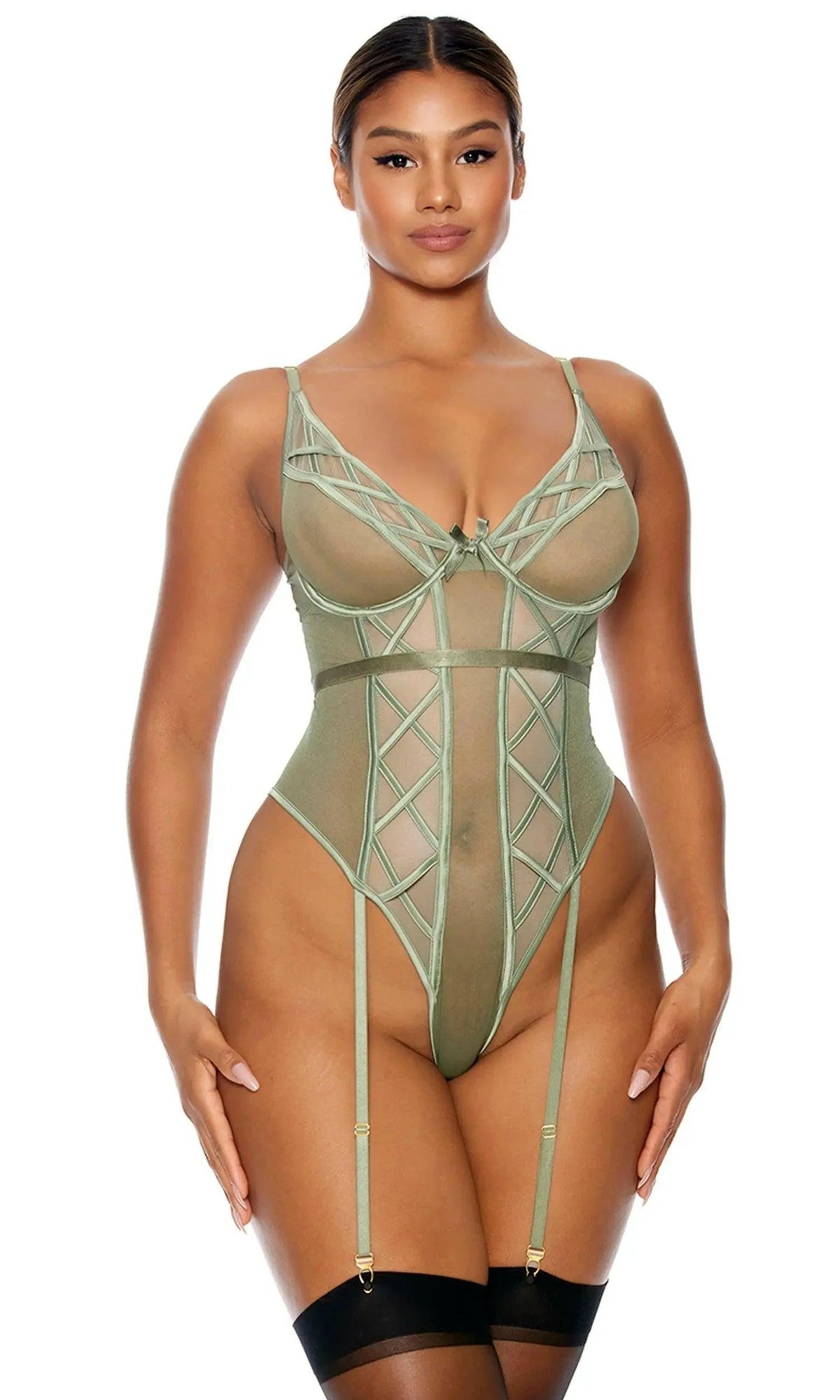 Cross My Path Teddy Set by Forplay