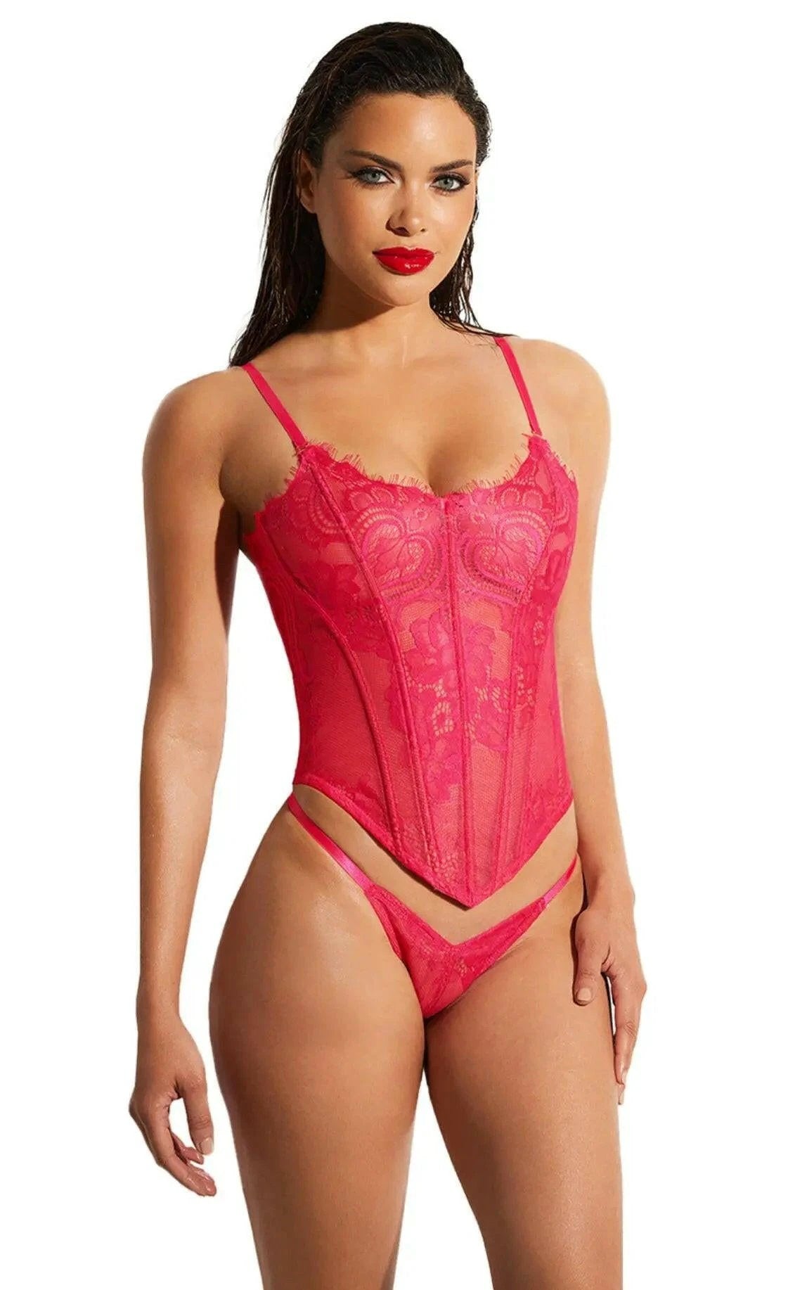 Cybille Lace Bustier by Oh La La Cheri