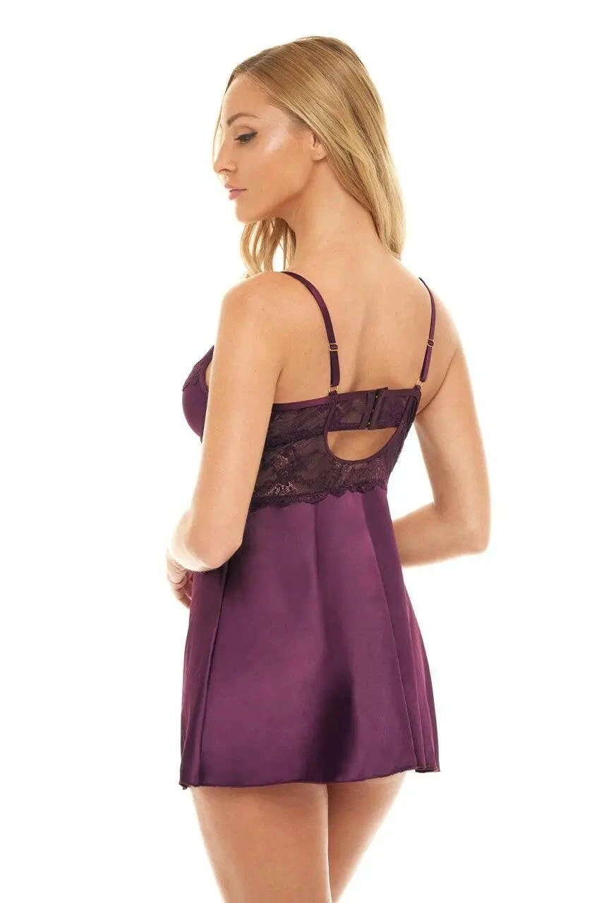 Donna Lace & Satin Babydoll by Oh La La Cheri
