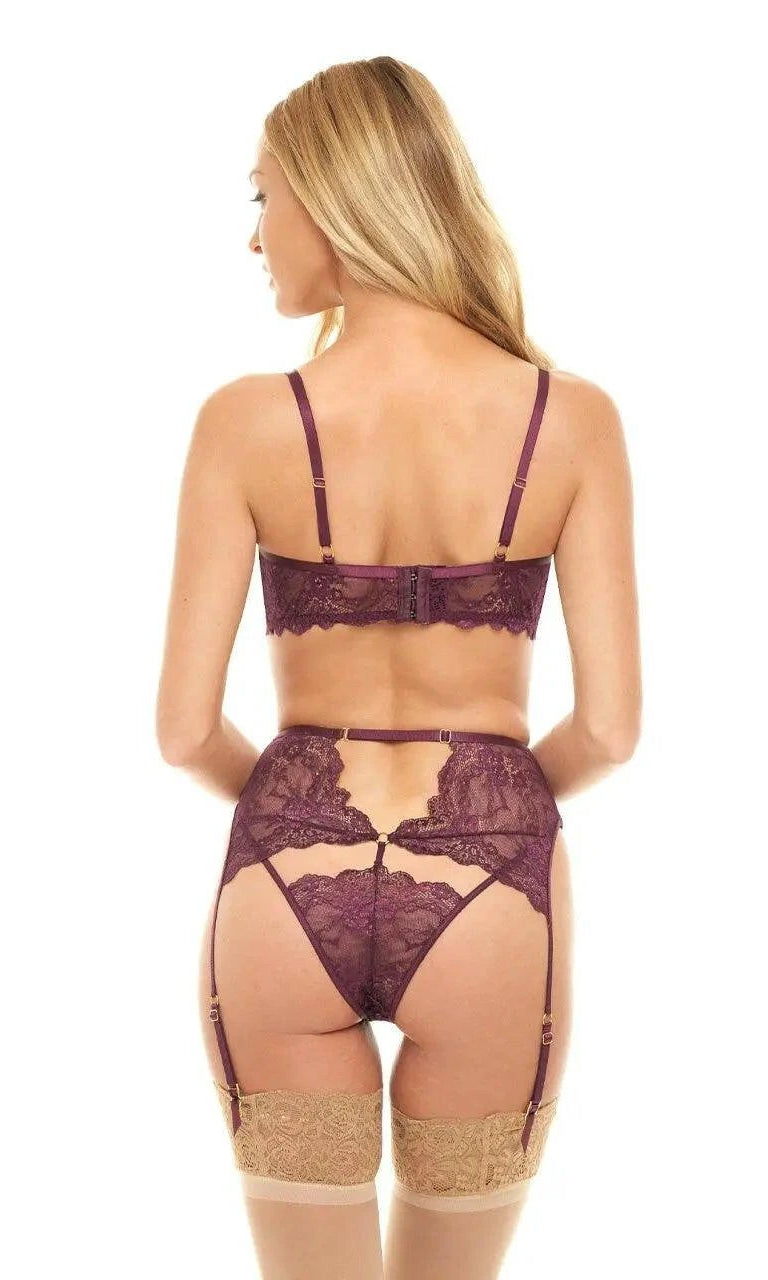 Donna Satin & Lace 3 Piece Set by Oh La La Cheri