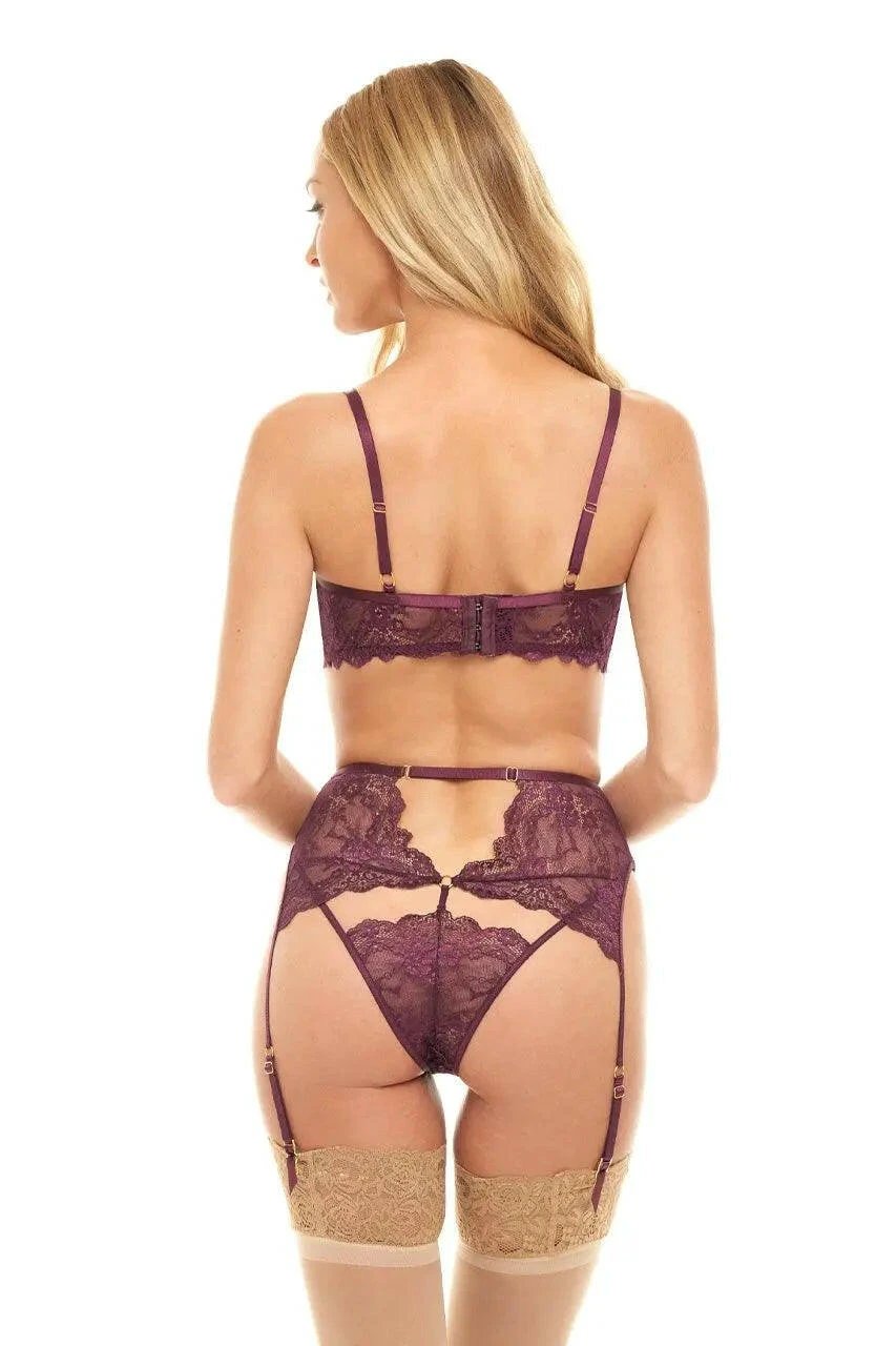 Donna Satin & Lace 3 Piece Set by Oh La La Cheri