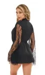 Elishia Satin Robe & Teddy Set by Oh La La Cheri