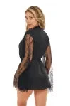 Elishia Satin Robe & Teddy Set by Oh La La Cheri