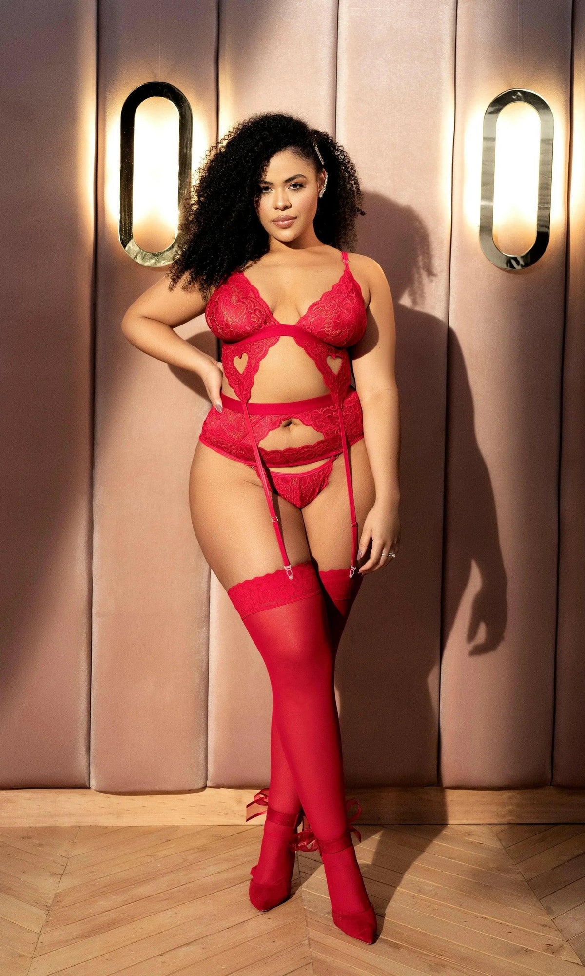 Embroidered Hearts 3 Piece Set by Mapalé