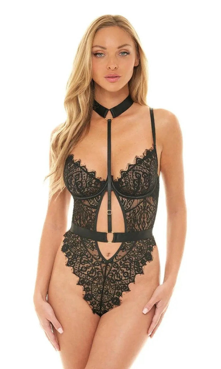 Esther Collared Harness Teddy by Oh La La Cheri