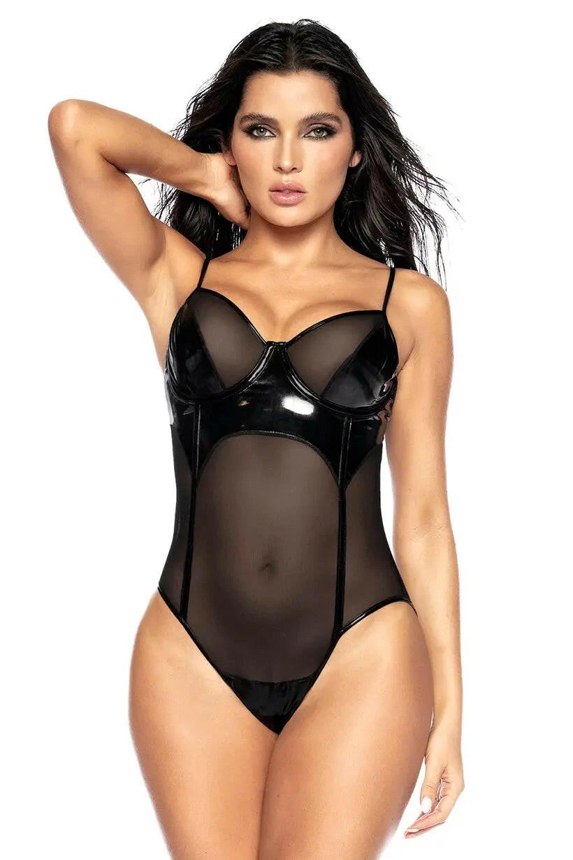Exquisite Contrast Bodysuit by Mapalé