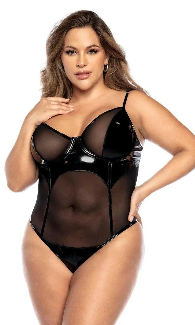 Exquisite Contrast Bodysuit by Mapalé