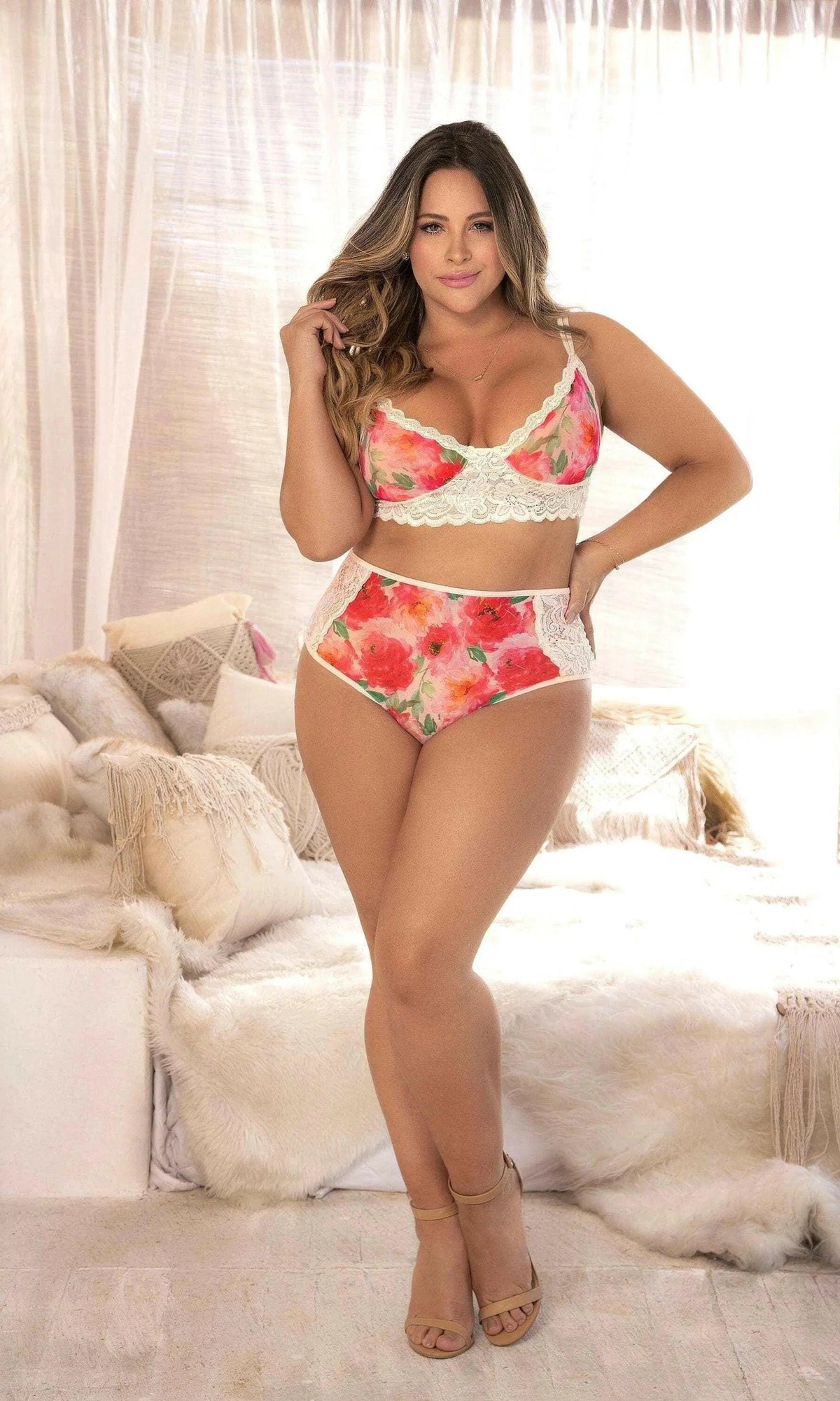 Flora Blanc Two Piece Set by Mapalé