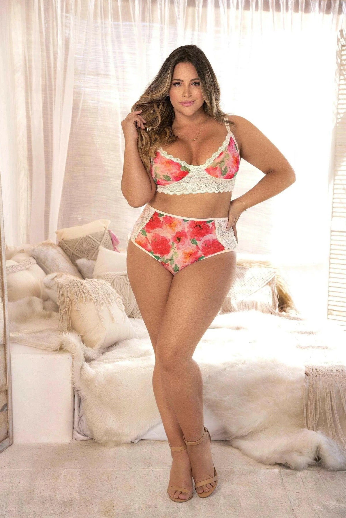 Flora Blanc Two Piece Set by Mapalé