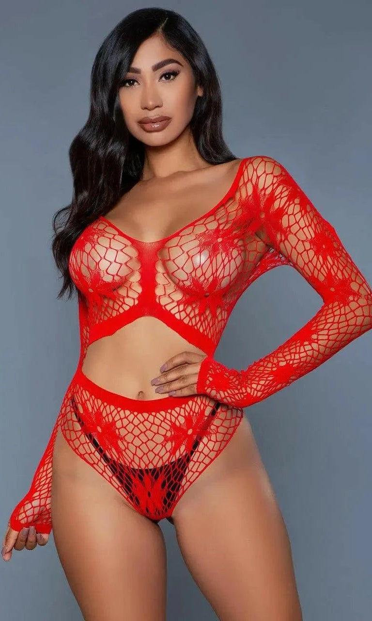 Floral Delight Bodystocking by BeWicked