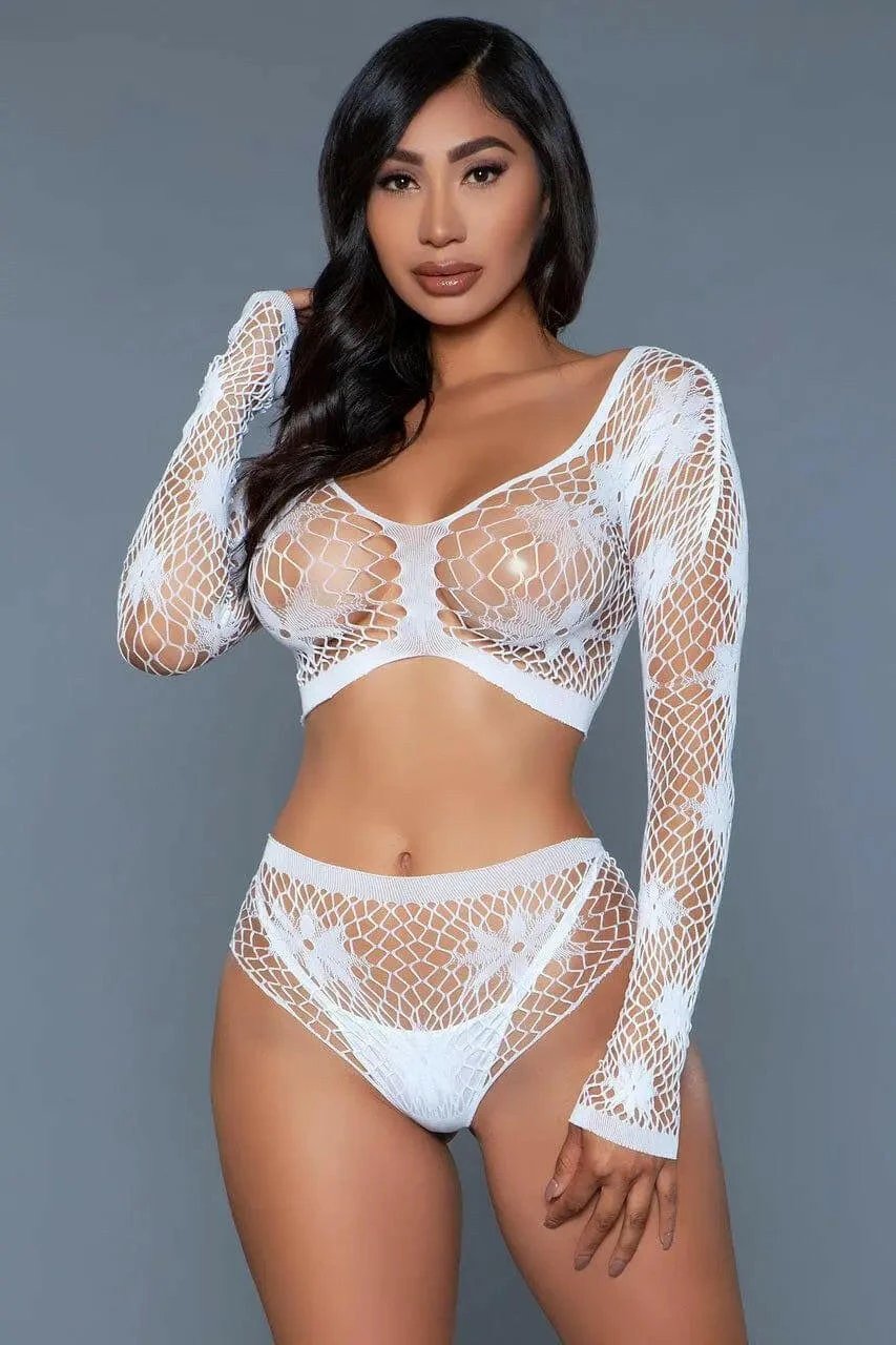 Floral Delight Bodystocking by BeWicked