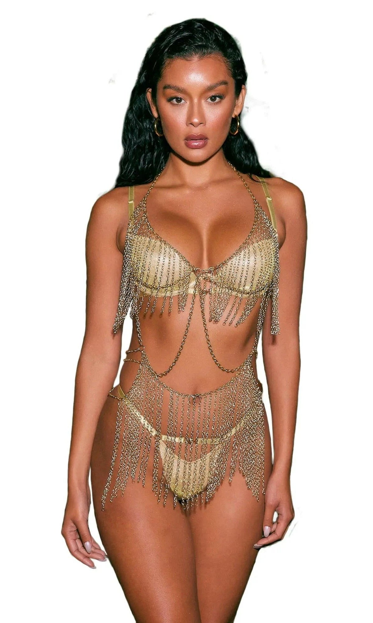 Fringe Fetish Body Chain by Roma Confidential