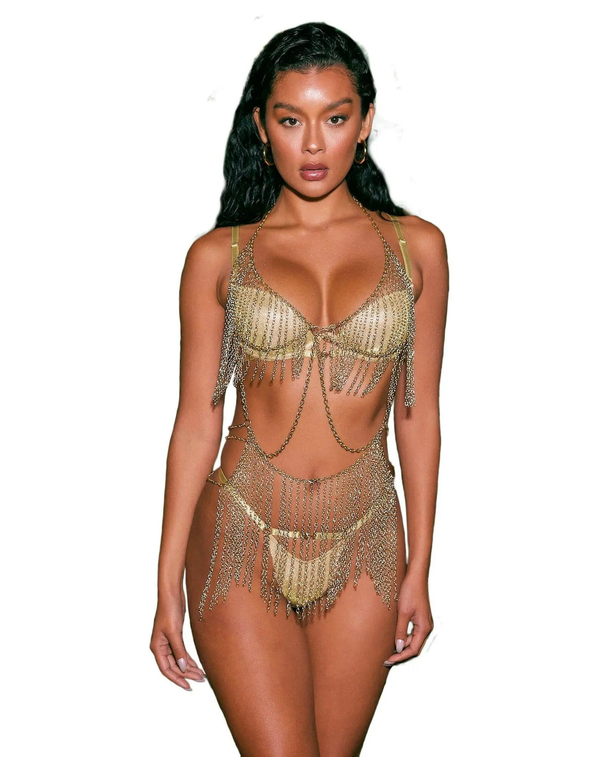 Fringe Fetish Body Chain by Roma Confidential