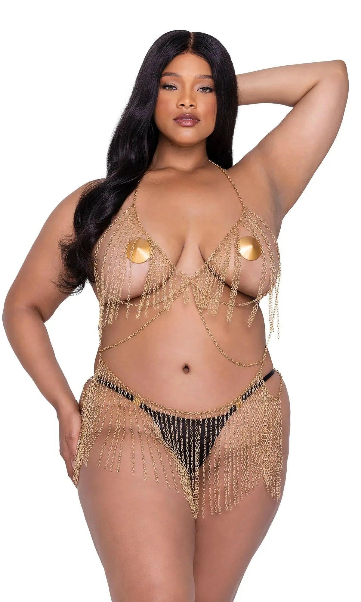 Fringe Fetish Body Chain by Roma Confidential