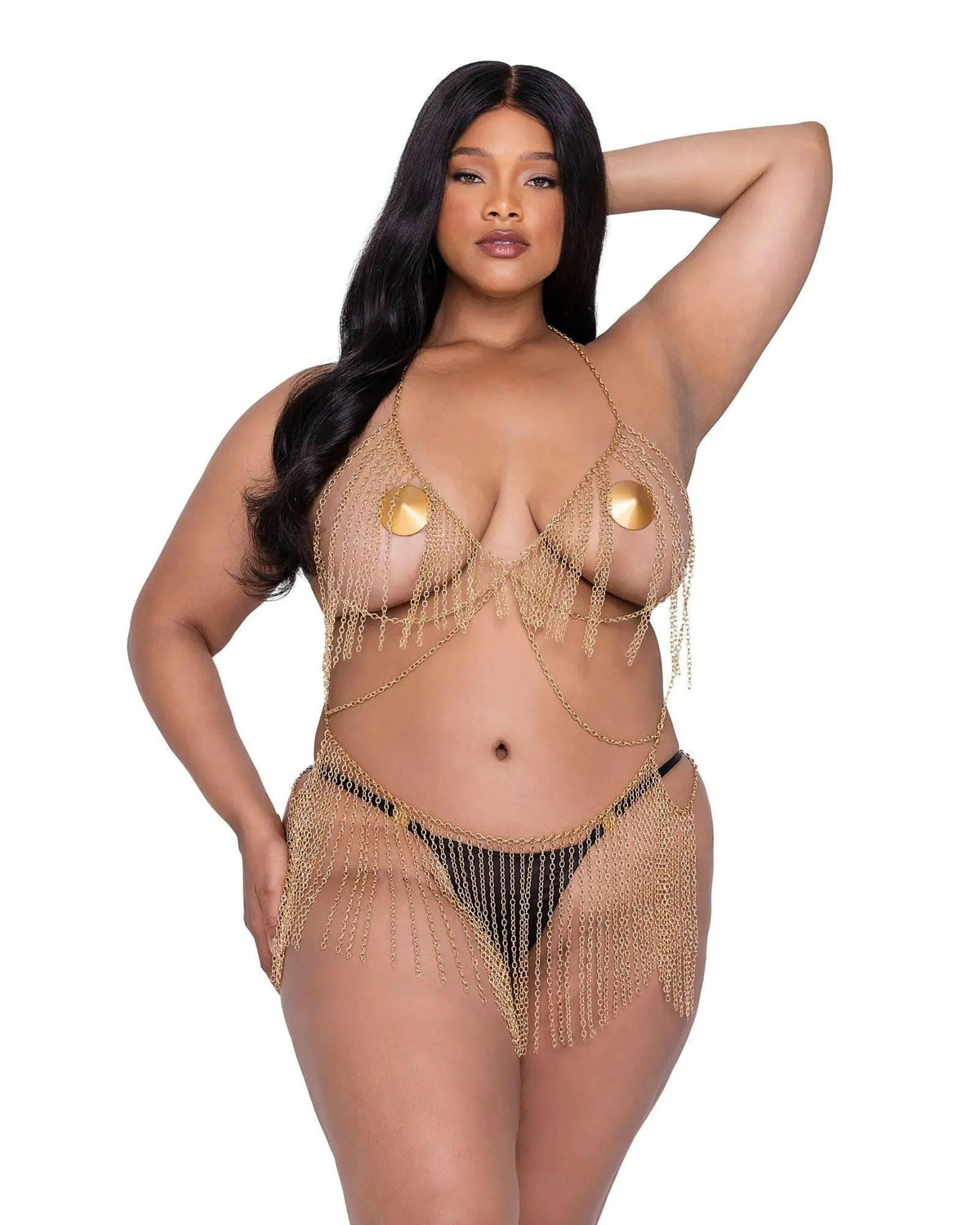 Fringe Fetish Body Chain by Roma Confidential