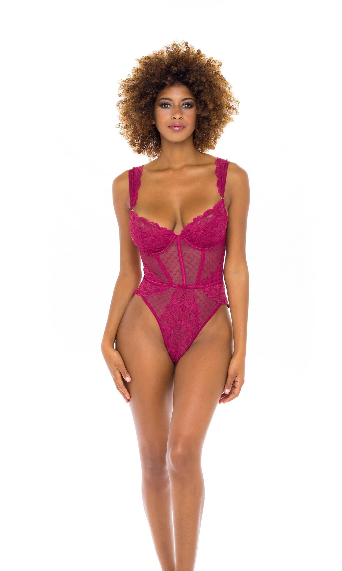 Harper Floral Lace Teddy by Oh La La Cheri