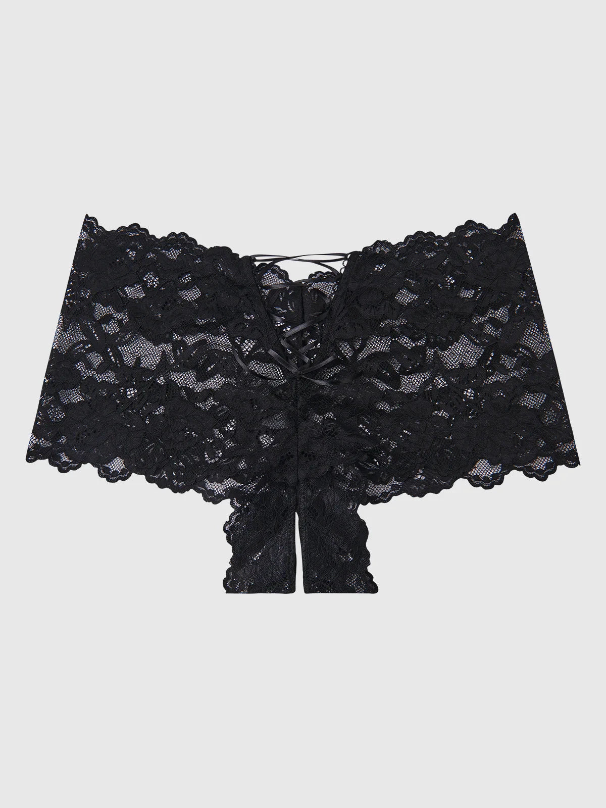 Bella Lace Crotchless Cheeky by House of Desire