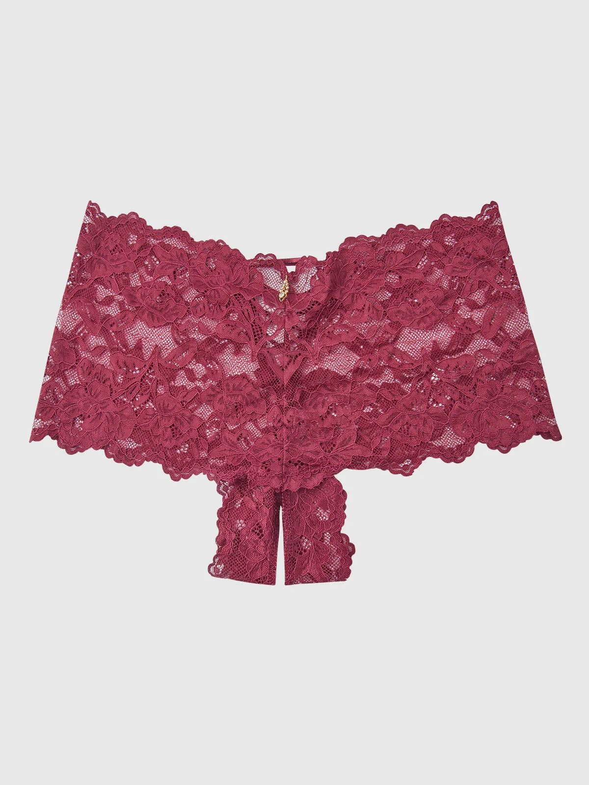 Bella Lace Crotchless Cheeky by House of Desire