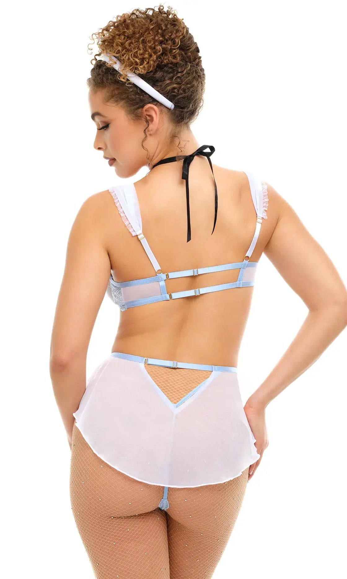 Cheri-Ella Lace Costume Lingerie Set by Oh La La Cheri