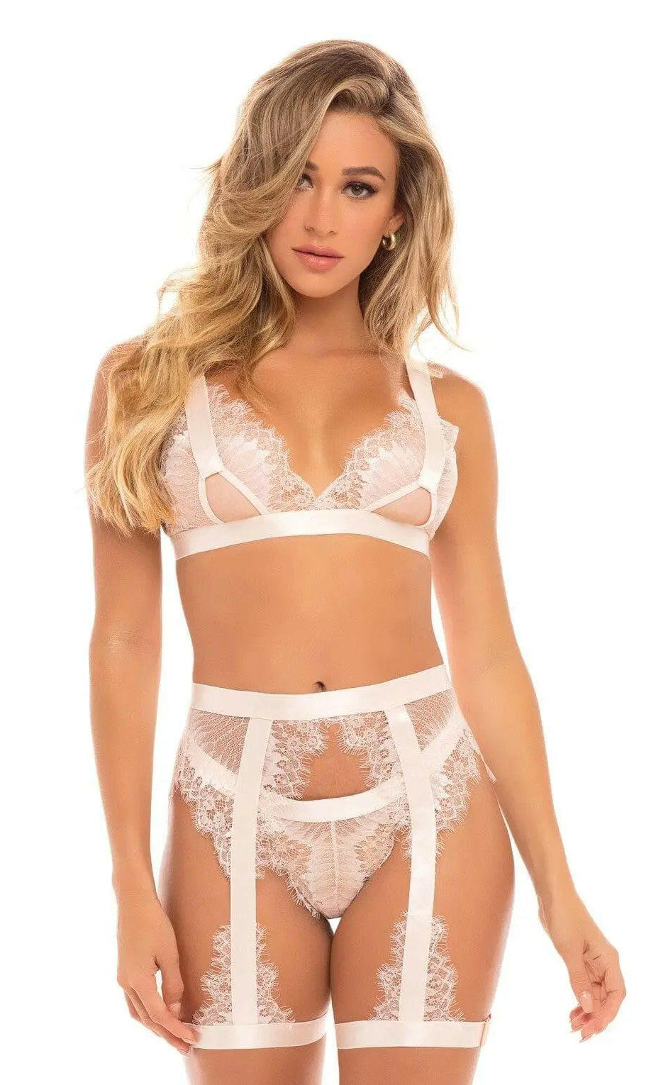 Janet Eyelash Lace 3 Piece Set by Oh La La Cheri