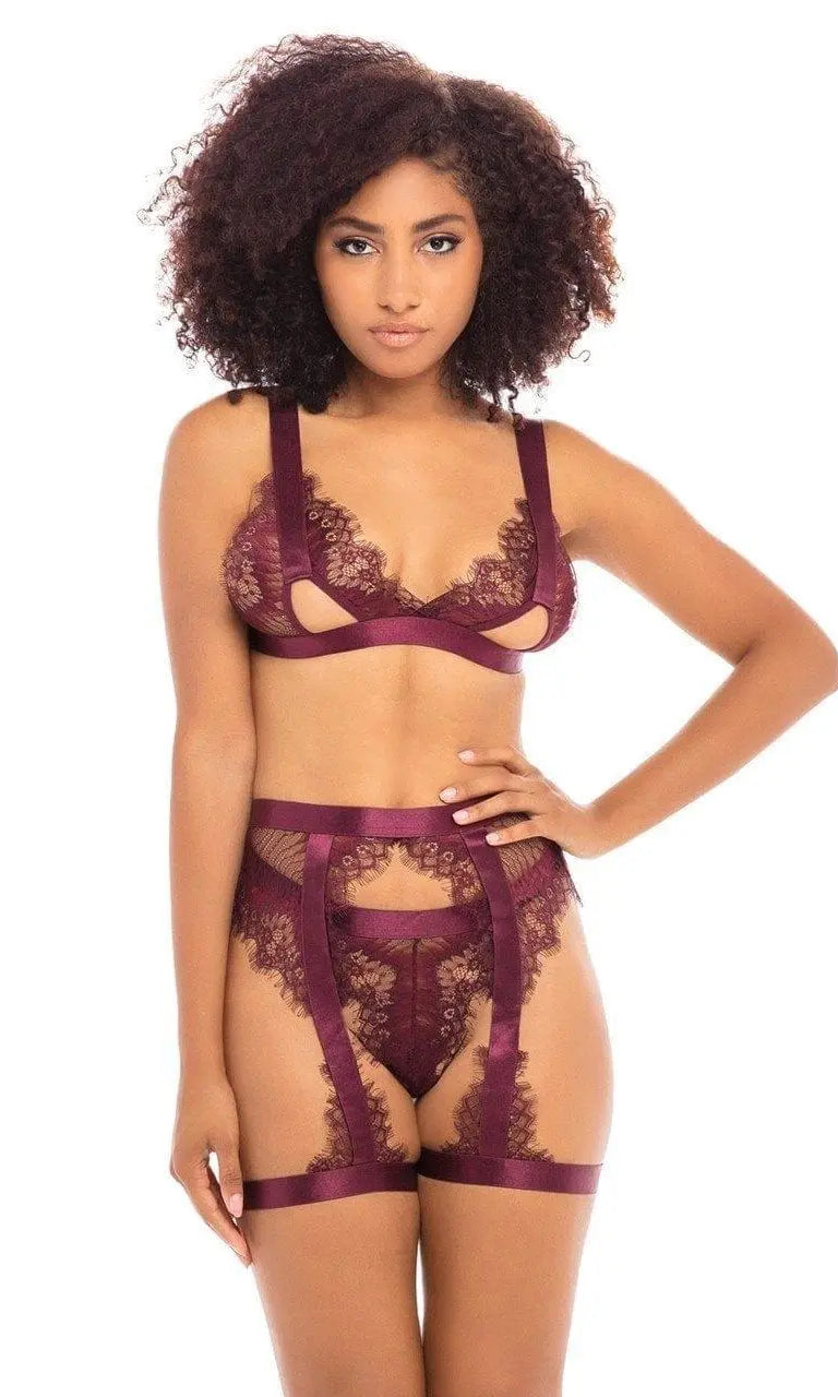 Janet Eyelash Lace 3 Piece Set by Oh La La Cheri