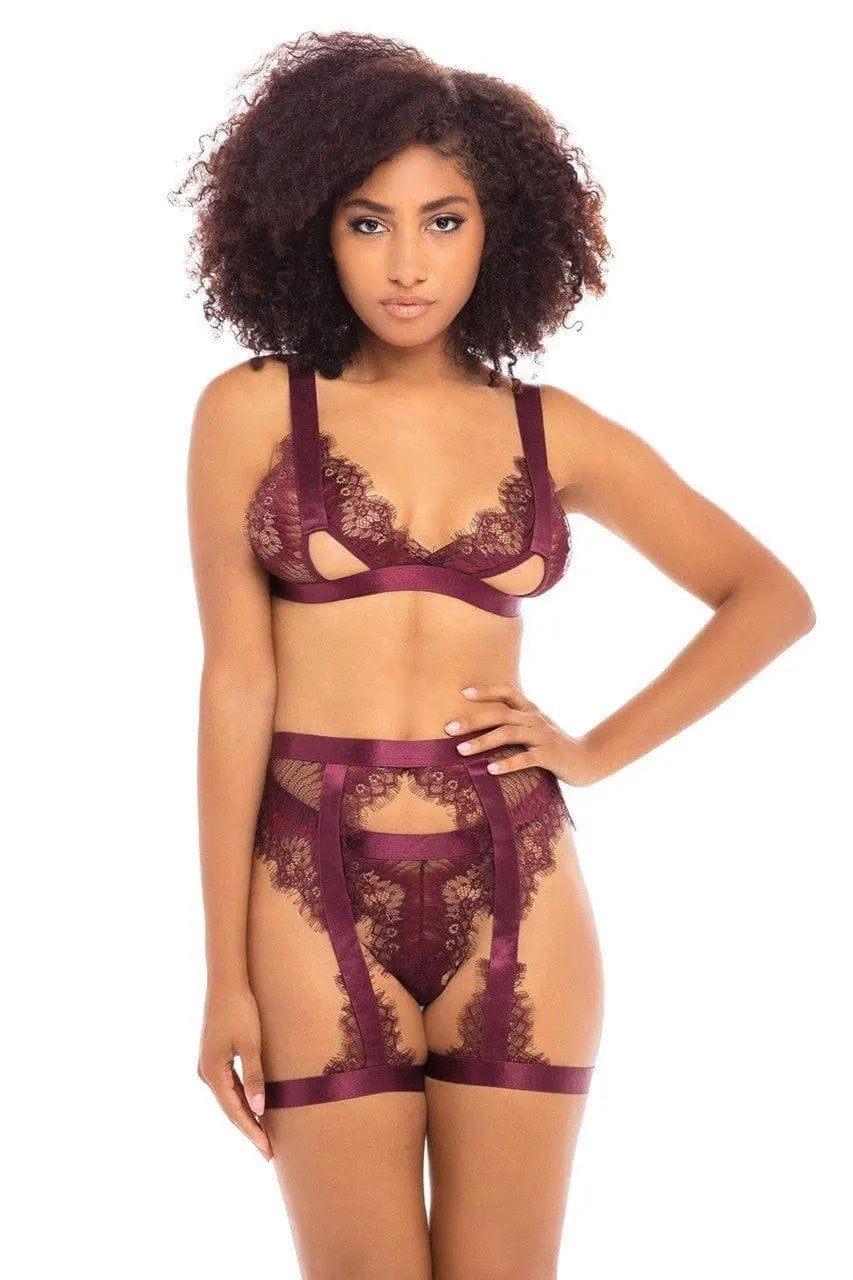 Janet Eyelash Lace 3 Piece Set by Oh La La Cheri
