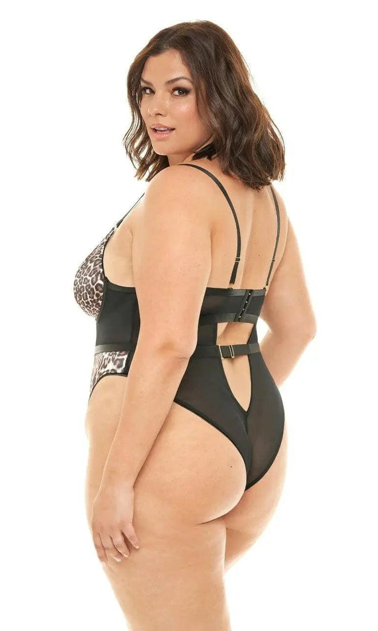 Journee Leopard Print Teddy by Oh La La Cheri