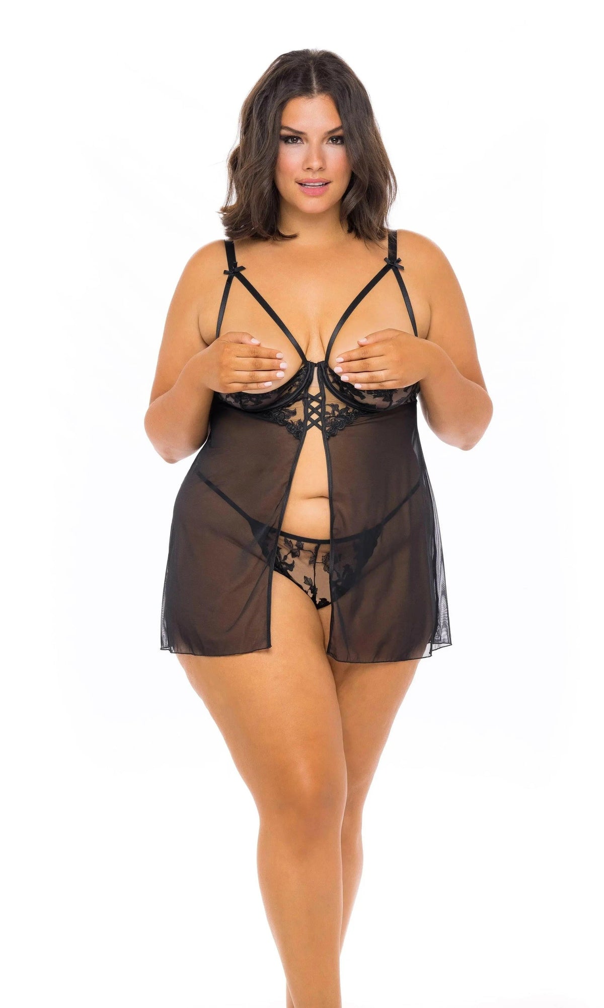 Kira Embroidered Babydoll by Oh La La Cheri