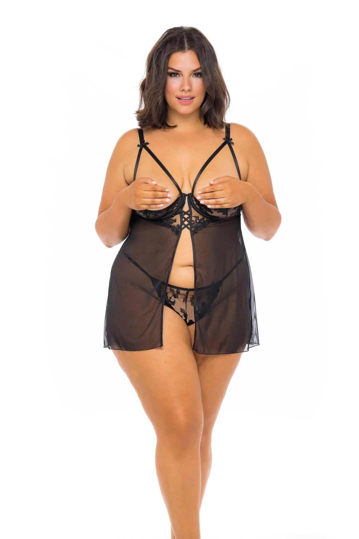 Kira Embroidered Babydoll by Oh La La Cheri