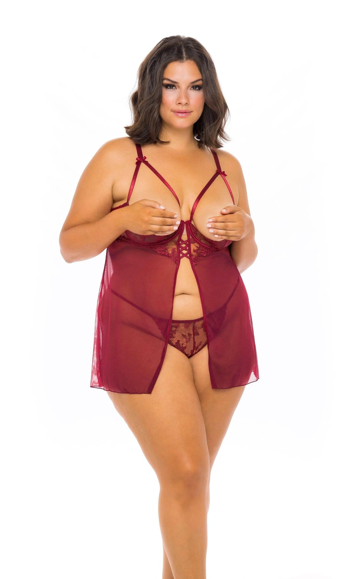 Kira Embroidered Babydoll by Oh La La Cheri