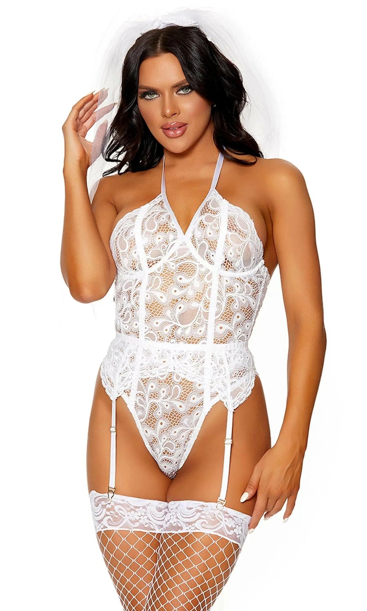 Lace Have a Good Time Teddy Set by Forplay